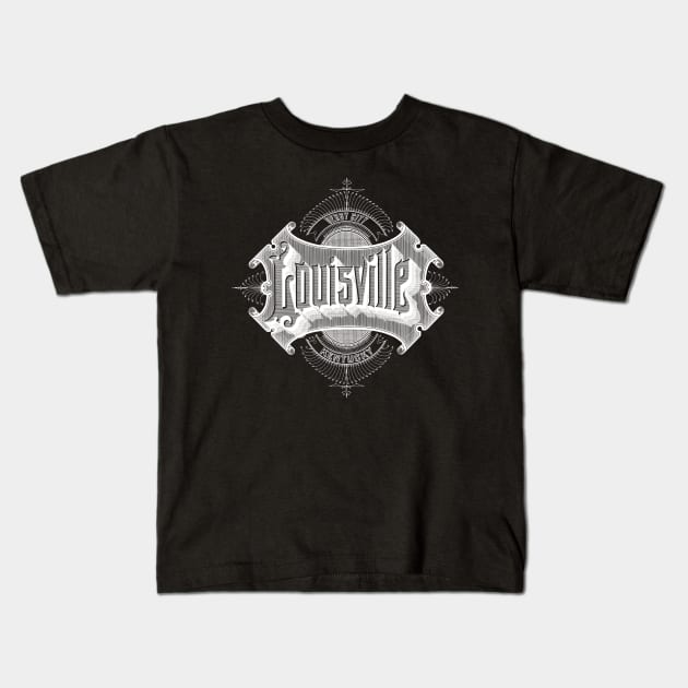 Vintage Louisville, KY Kids T-Shirt by DonDota